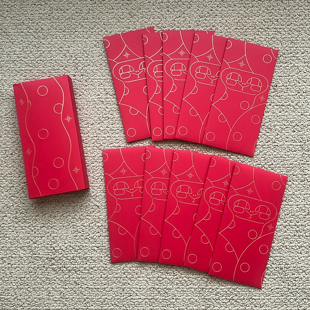 HERMES 2025 Lunar New Year Red Envelope (box + Pack of 10) — Year of the…